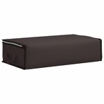 vidaXL Boîte de rangement avec fenêtre latérale transparente 2 Pièces
