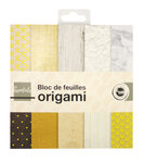 Carnet papier origami 15 2 cm Motifs assortis 20 feuilles