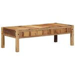 vidaXL Table basse Marron 110 x 54 x 35 cm Bois Recyclé Solide