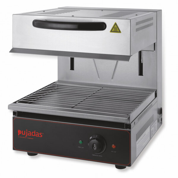 Salamandre professionnelle hauteur réglable - grille 440 x 330 mm - pujadas -  - acier inoxydable