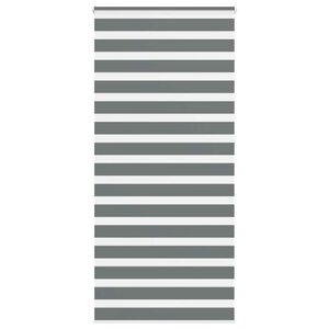 vidaXL Store zèbre gris foncé largeur du tissu 90 9 cm polyester