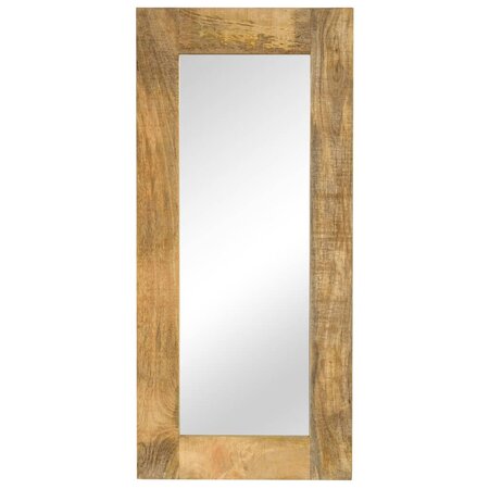 vidaXL Miroir Bois massif de manguier 50 x 110 cm