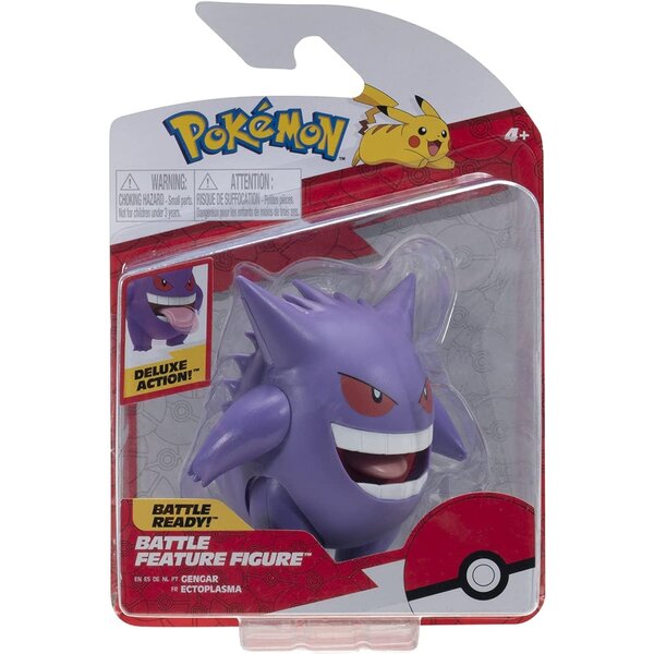 Jazwares PKW0359 - Pokémon Figurine de combat - Gengar