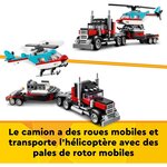Lego 31146 - Le camion remorque avec hélicoptère