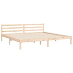 vidaXL Cadre de lit sans matelas 200x200 cm bois massif de pin