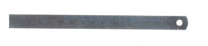 Réglet acier flexible graduation sur 2 bords ép 0 5mm l 13mm L 15cm