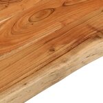 vidaXL Dessus de table 70x60x3 8 cm rectangulaire bois massif d'acacia