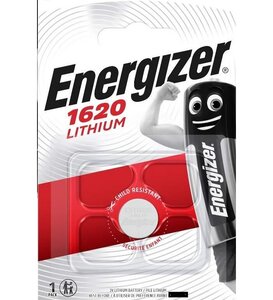 Blister de 1 Pile Lithium CR 1620 3V ENERGIZER