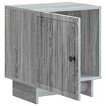 vidaXL Cabinet de chevet 2 Pièces Sonoma gris 43 x 34 5 x 50 cm