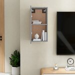 vidaXL Meubles TV Sonoma gris 30 5x30x60 cm Bois d'ingénierie
