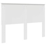 vidaXL Tête de lit Blanc brillant 160 cm Bois d'ingénierie