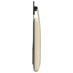 vidaXL Tête de lit suspendue Crème Tissu
