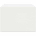 vidaXL Meuble TV avec lumières LED blanc 75x35 5x25 cm