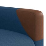 vidaXL Fauteuil inclinable Bleu Tissu