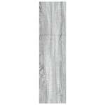 vidaXL Bibliothèque sonoma gris 80x30x114 cm bois d'ingénierie