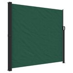vidaXL Auvent latéral rétractable vert foncé 180x600 cm