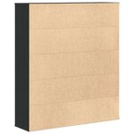 vidaXL Bibliothèque chêne noir 89x24x101 5 cm bois d'ingénierie