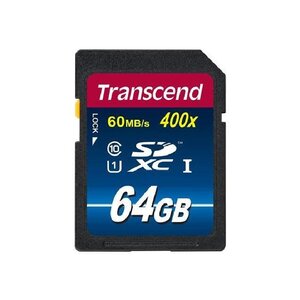 Transcend secure digital sdhc uhs-i 64 gb