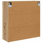 vidaXL Armoire Miroir de Salle de Bain Chêne artisanal 60 x 20 x 60 cm