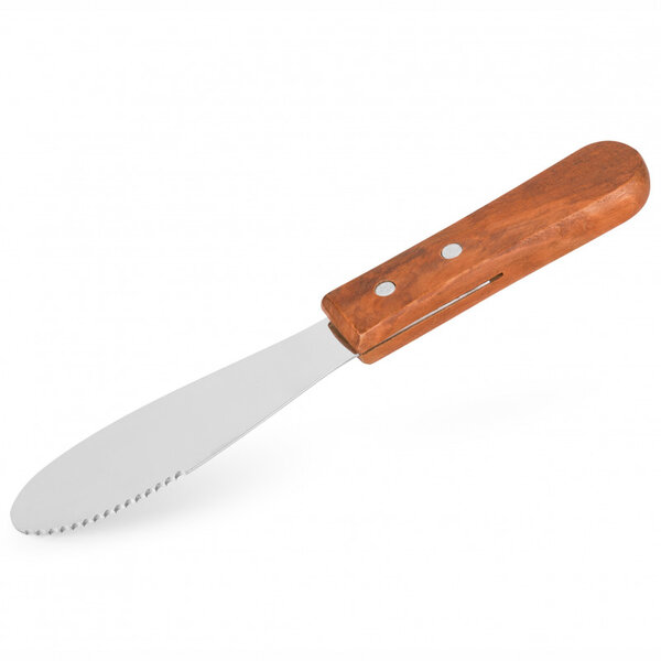 Couteau à beurre manche bois l 19 7 cm - pujadas -  - inox