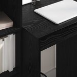 vidaXL Bureau Chêne noir 60 x 50 x 76 cm Bois d'ingénierie