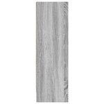 vidaXL Bibliothèque sonoma gris 80x24x76 cm bois d'ingénierie