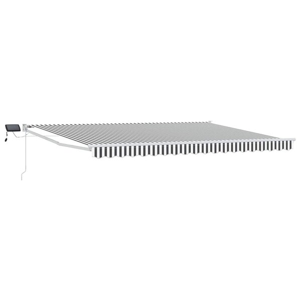 vidaXL Store rétractable manuel avec LEDs 4 5 × 3 m