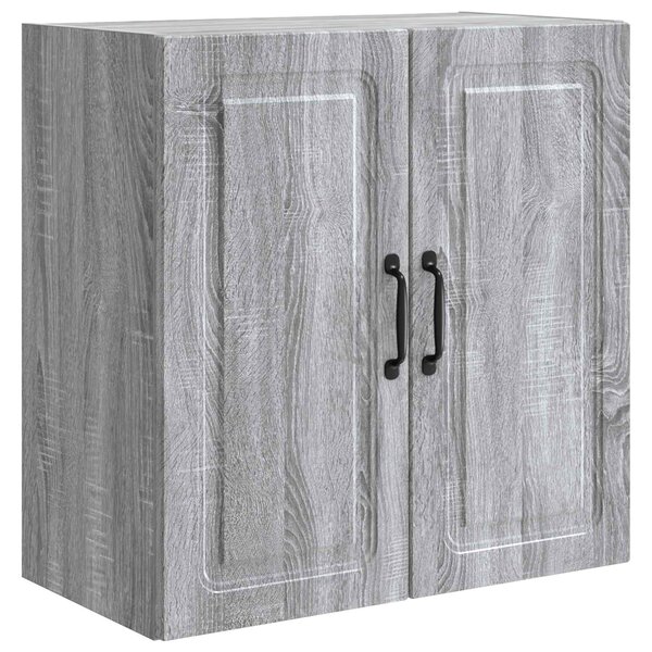 vidaXL Armoire Murale Sonoma gris 59 x 31 x 60 cm Bois d'ingénierie
