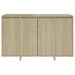 vidaXL Buffet chêne sonoma 120x41x75 cm bois d'ingénierie