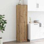 vidaXL Armoire d'apothicaire chêne artisanal bois d'ingénierie