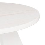 vidaXL Table basse 3 Pièces Blanc