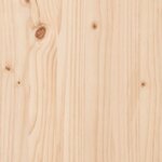vidaXL Cadre de lit sans matelas 140x190 cm bois massif