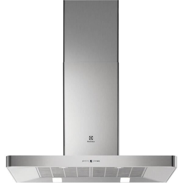 Hotte décorative murale ELECTROLUX EFB90463OX - Inox - Hotte pilotée par la table - Fonction breeze - Classe énergétique A