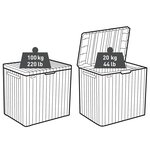 Keter Boîte de rangement de jardin City 113 L