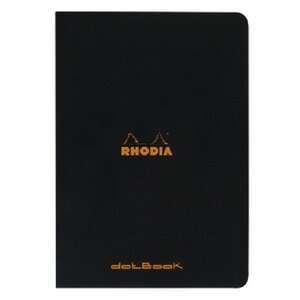 Cahier Piqué noir - A4 21x29,7- Pointillés Dot - 96 pages