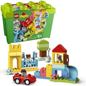 Lego 10914 duplo la boîte de briques deluxe  jeu de construction avec rangement  jouet éducatif pour bébés de 1 an et demi