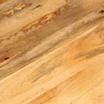 vidaXL Dessus de table Ø 90x2 5 cm rond bois de manguier massif