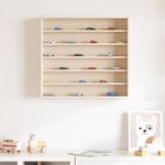 vidaXL Vitrine de collection en bois avec 6 étagères 60x8 5x55 cm