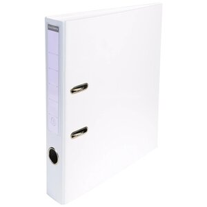 Classeur À Levier Pvc A4 Dos De 50mm. - Blanc - X 10 - Exacompta
