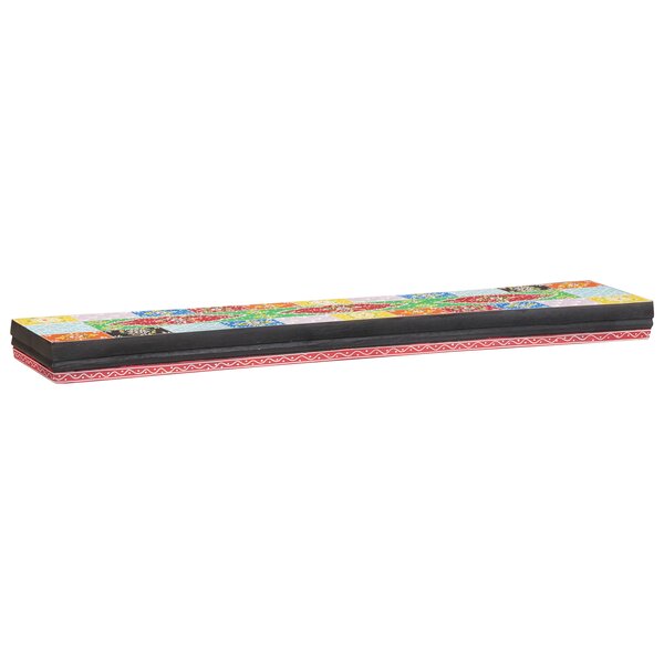 vidaXL Étagères murales 2 Pièces 100x20x6 cm Bois massif Mangue