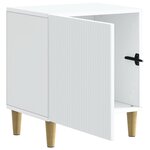 vidaXL Cabinet de chevet 2 pc Blanc 43 x 34 5 x 50 cm