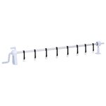 vidaXL Rouleau de couverture de piscine avec base en plastique