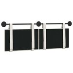 vidaXL Tête de lit suspendue Blanc Simili cuir