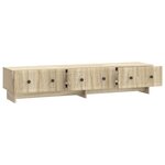 vidaXL Meuble TV 147 x 34 5 x 30 cm Chêne Sonoma Bois d'ingénierie