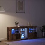 vidaXL Buffet Bois ancien 162 x 37 x 67 cm Bois d'ingénierie