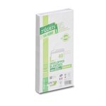 Paquet de 40 enveloppes extra blanches 100% recyclées dl 110x220 80g gpv