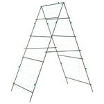 vidaXL Treillis de jardin pour plantes grimpantes forme de A acier