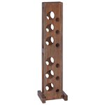 vidaXL Étagère Marron 20 x 25 x 100 cm Bois de Mahogany Massif