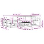 vidaXL Ensemble de canapés d'extérieur 7 Pièces Blanc et anthracite