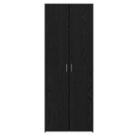 vidaXL Haut Armoire Chêne noir 70 x 42.5 x 185 cm Bois d'ingénierie